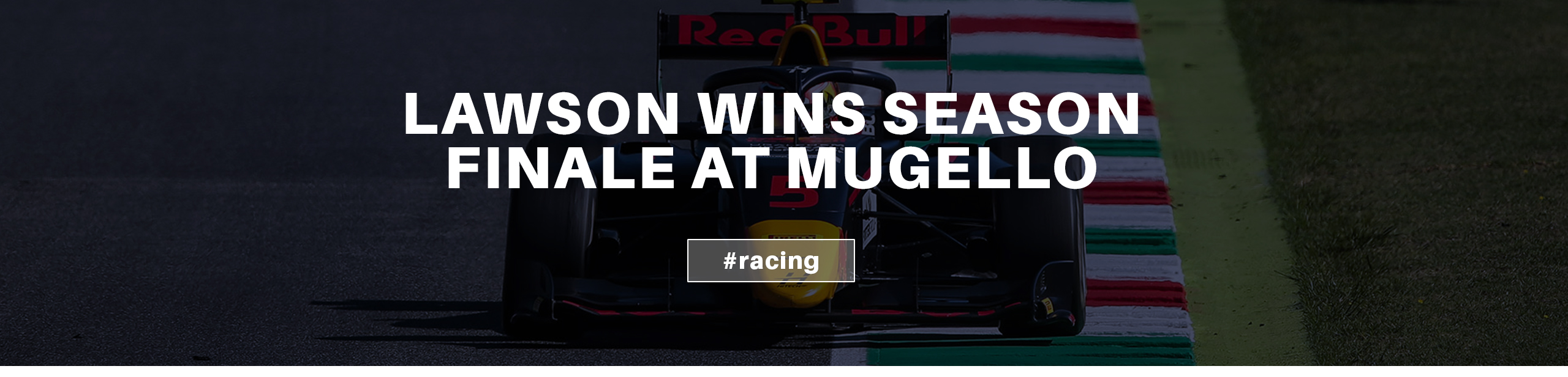 Lights to flag victory for Lawson in season finale